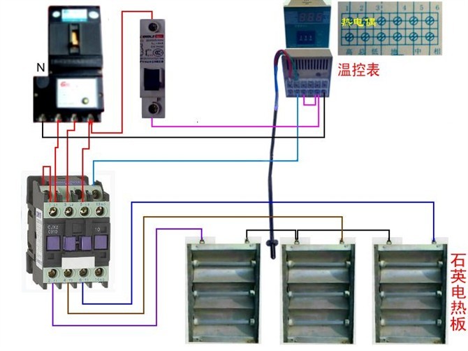 液位浮子控制电机接线图